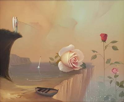 "Розовый сон" репродукция на холсте 50x60см – фото 1 – omis-spb.ru
